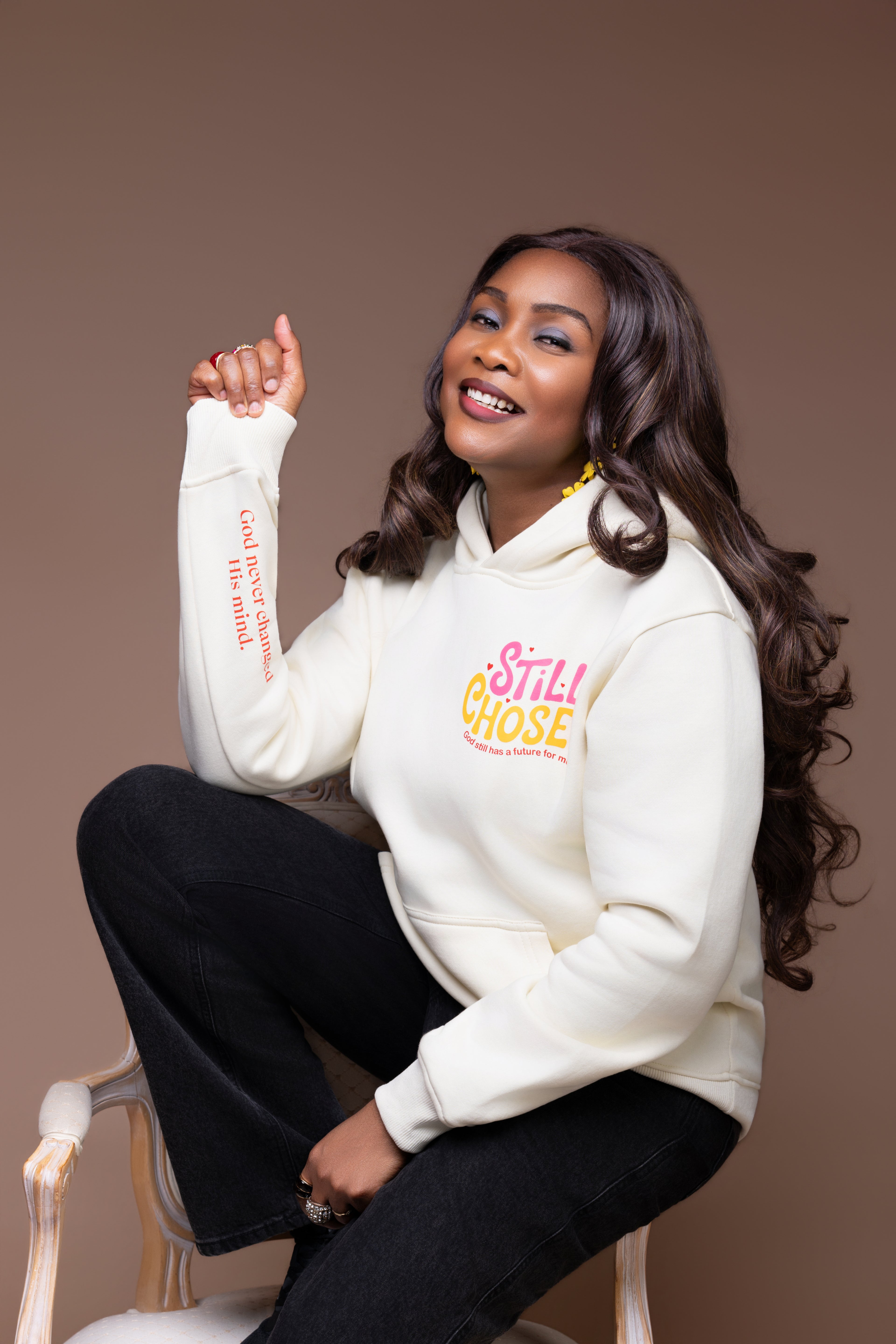 The Consecrated Cream Hoodie